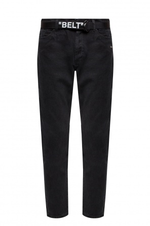 Jeans with a logo and attached belt, zdjęcie 1 Jeans with a logo and attached belt od Off White